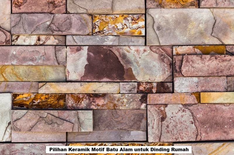 Keramik Motif Batu Alam